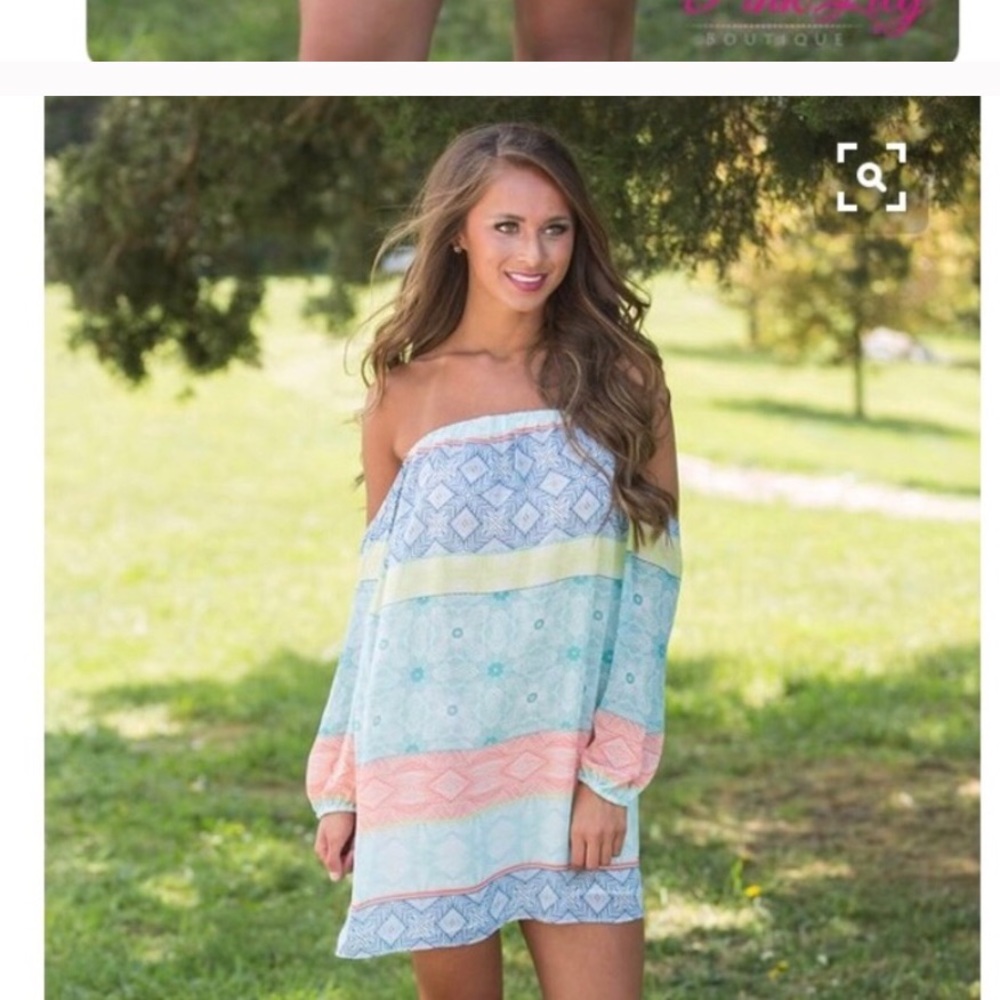 DO + BE off the shoulder dress, new without tags - Picture 1 of 2